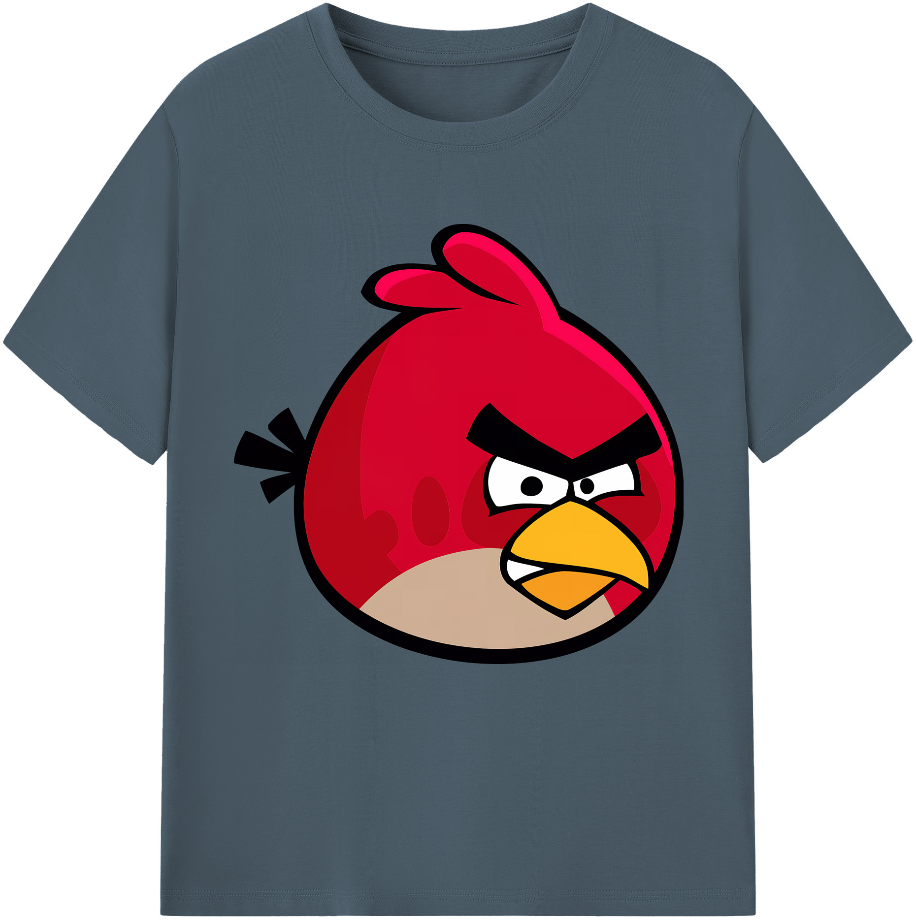 （画像用） Angry Birds アングリーバード 綿100％半袖Tシャツ（フロントプリント）